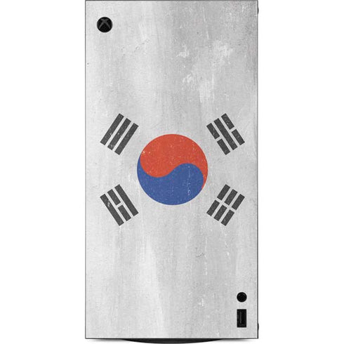 South Korean Flag Distressed XBox Series X Digital Edition Console Skin